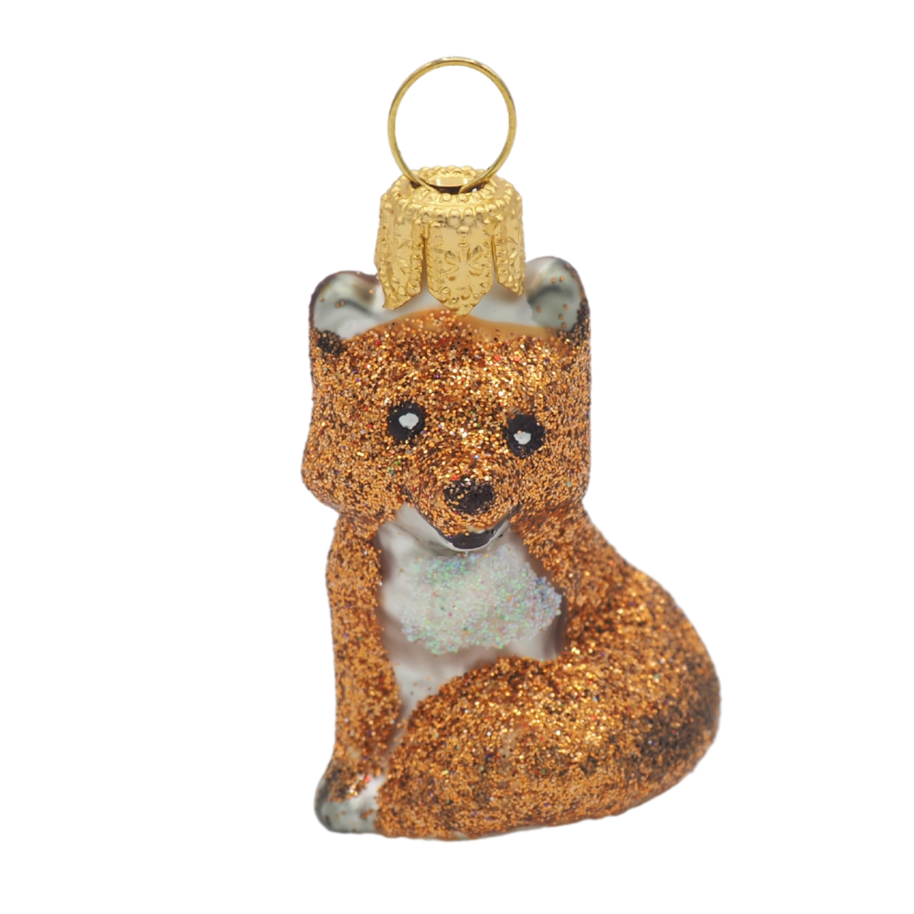 Adorno navideño de zorro XS