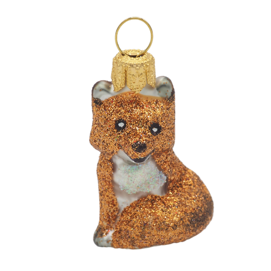 Adorno navideño de zorro XS