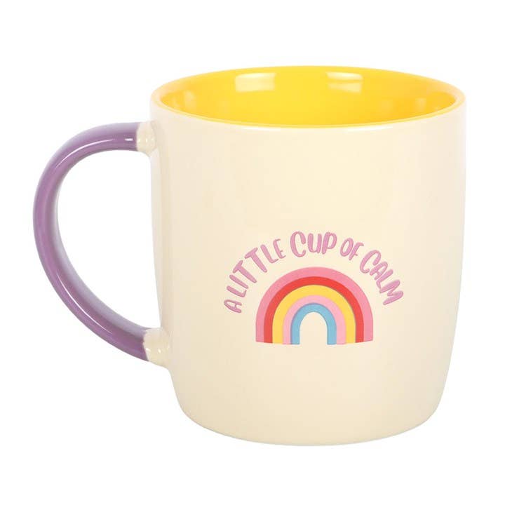Mug arc-en-ciel "Une petite tasse de calme"