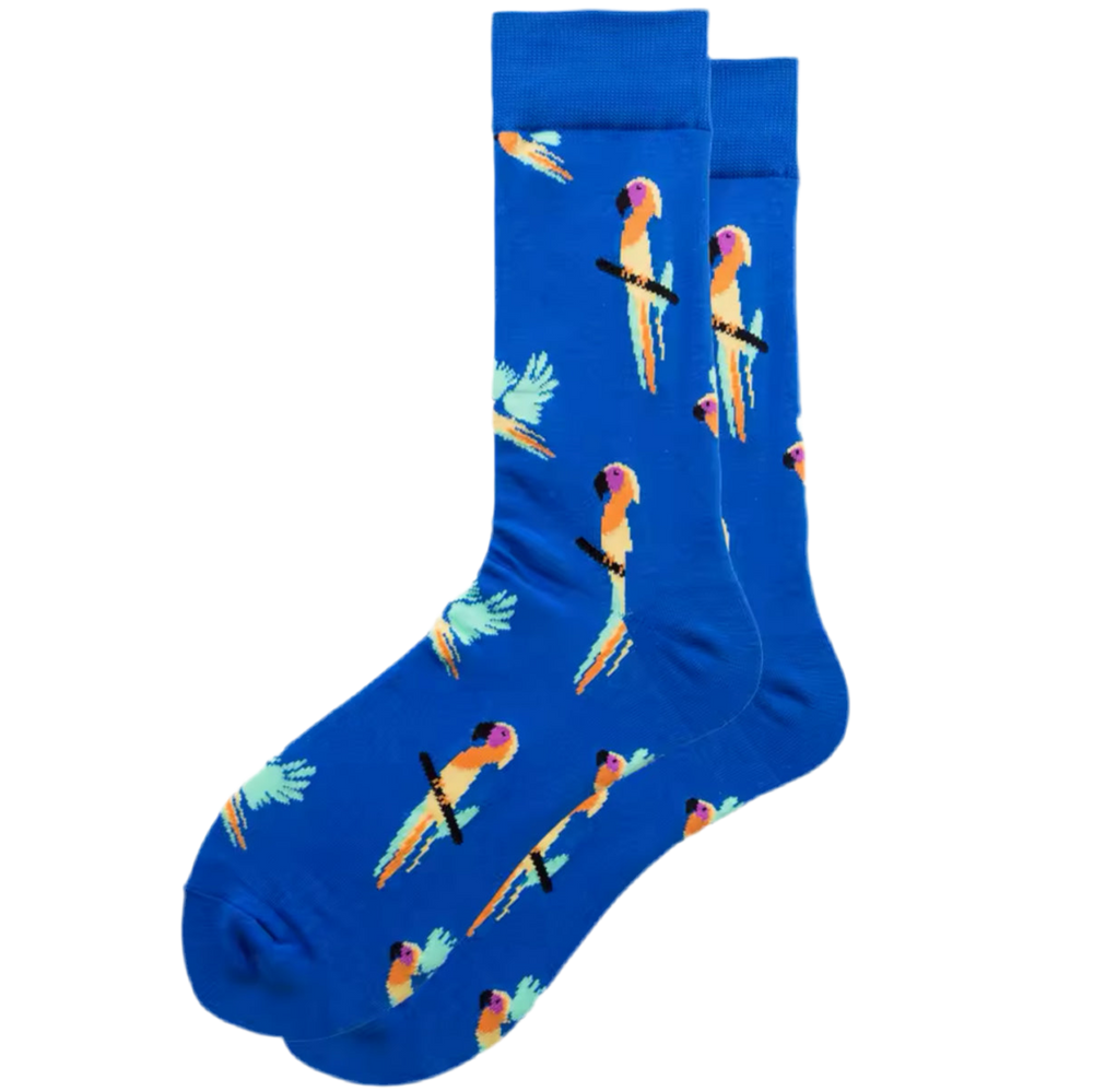 Chaussettes Perroquets Tropicaux