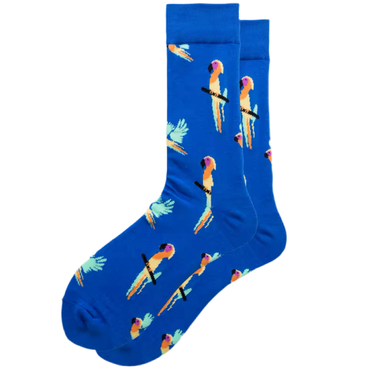 Calcetines de loro tropical
