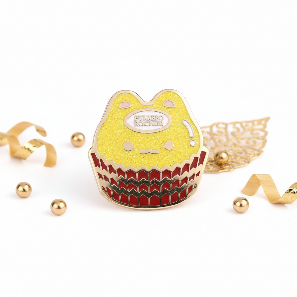 Broche para gato "Purrero Rocher"