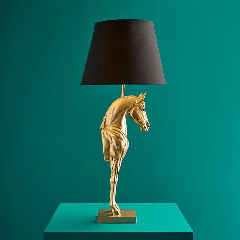Wendy Table Lamp, Gold E27, Resin, 30 x 30 x 68.5 cm