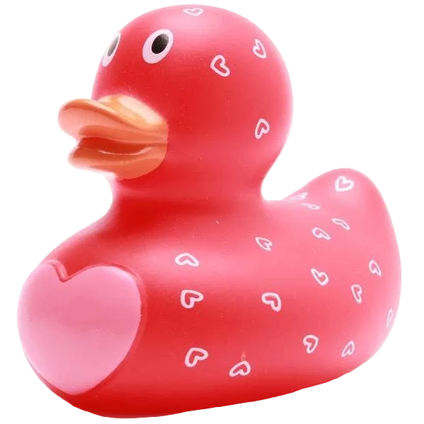 Corazón de pato - Rojo