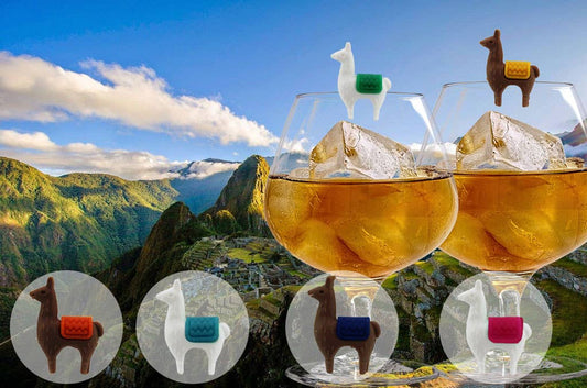 Set of 6 Lama glass markers