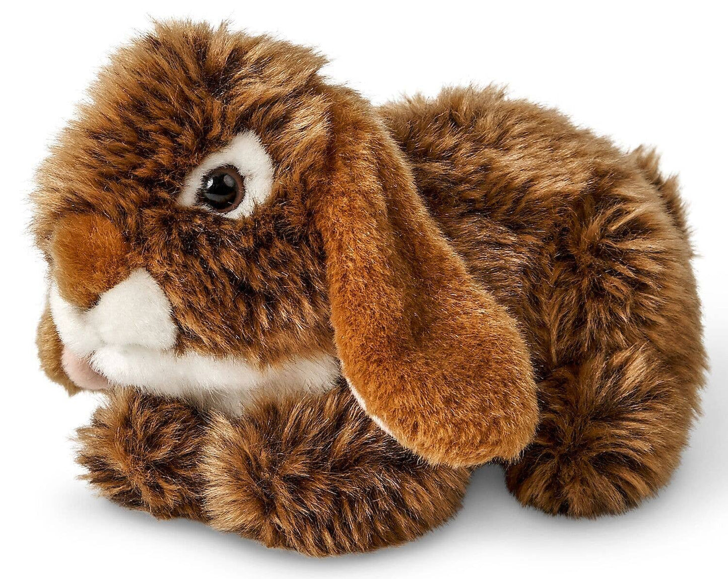 Peluche Lapin Bélier Couché - Marron