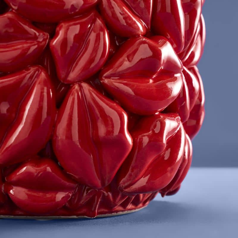 Vase Lèvres Rouges