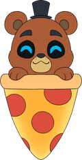 Peluche Freddy Pizza – 22,9 cm