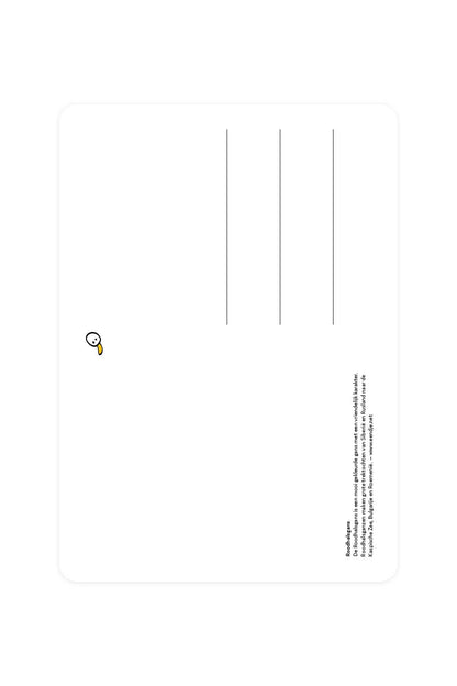 postal de ganso de cuello rojo