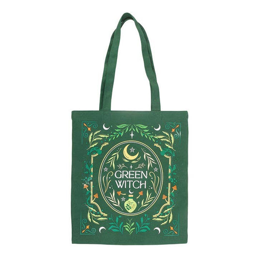 Tote bag Sorcière verte