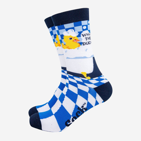 Chaussettes Bleues Canard “What the Duck?”