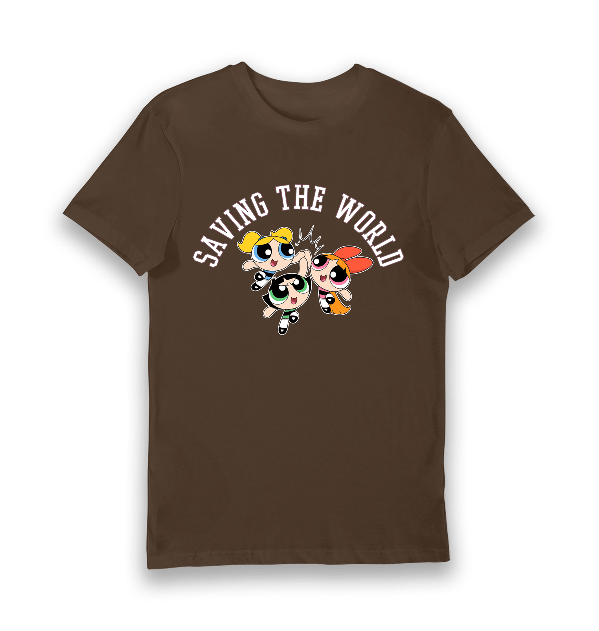 T-shirt adulte Powerpuff Girls Saving the World