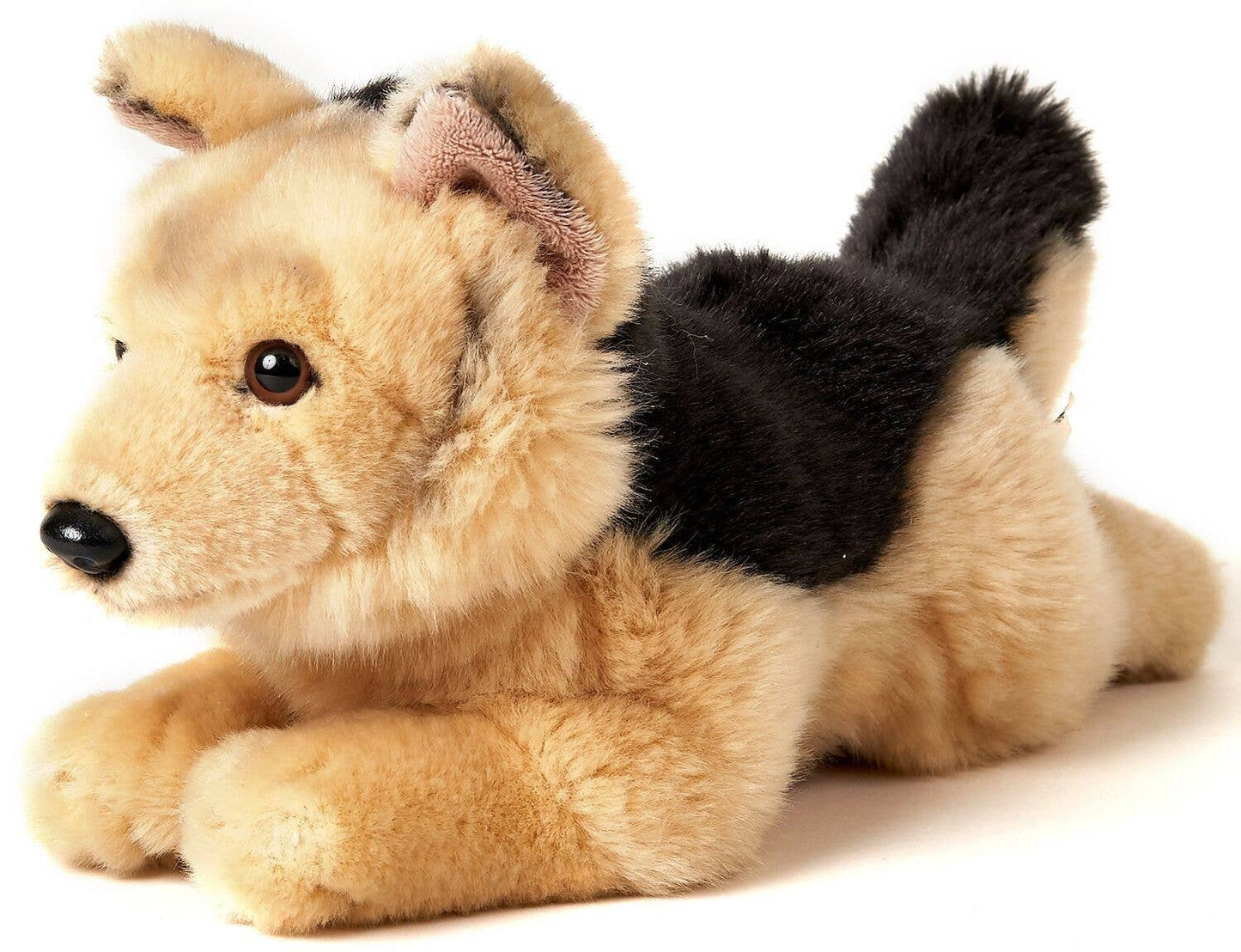 Peluche Berger allemand, couché