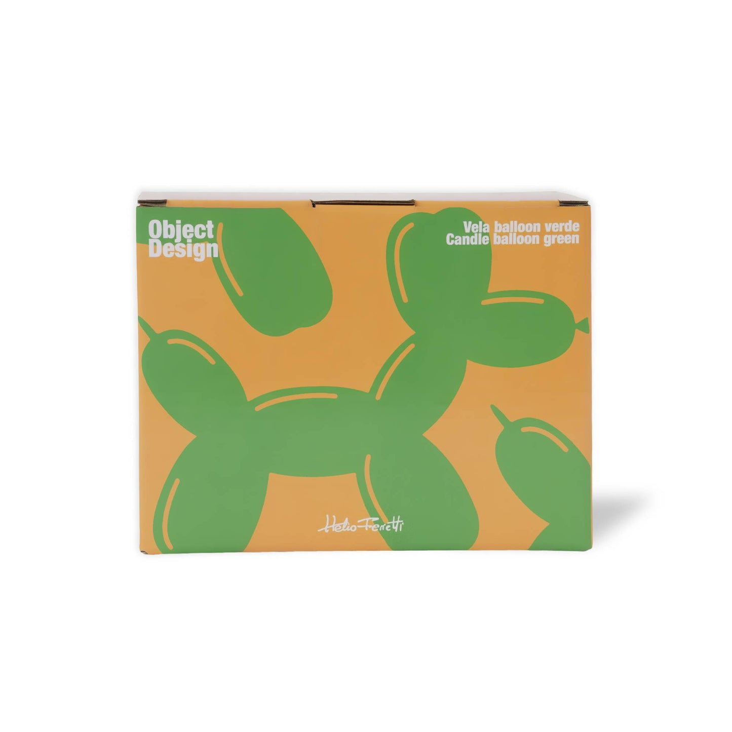 Vela con forma de perro globo – Verde