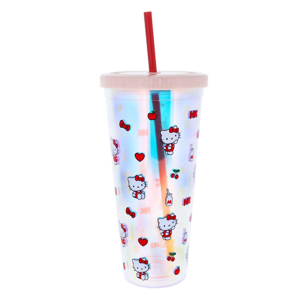 Hello Kitty cup with straw – Pretty In Pink