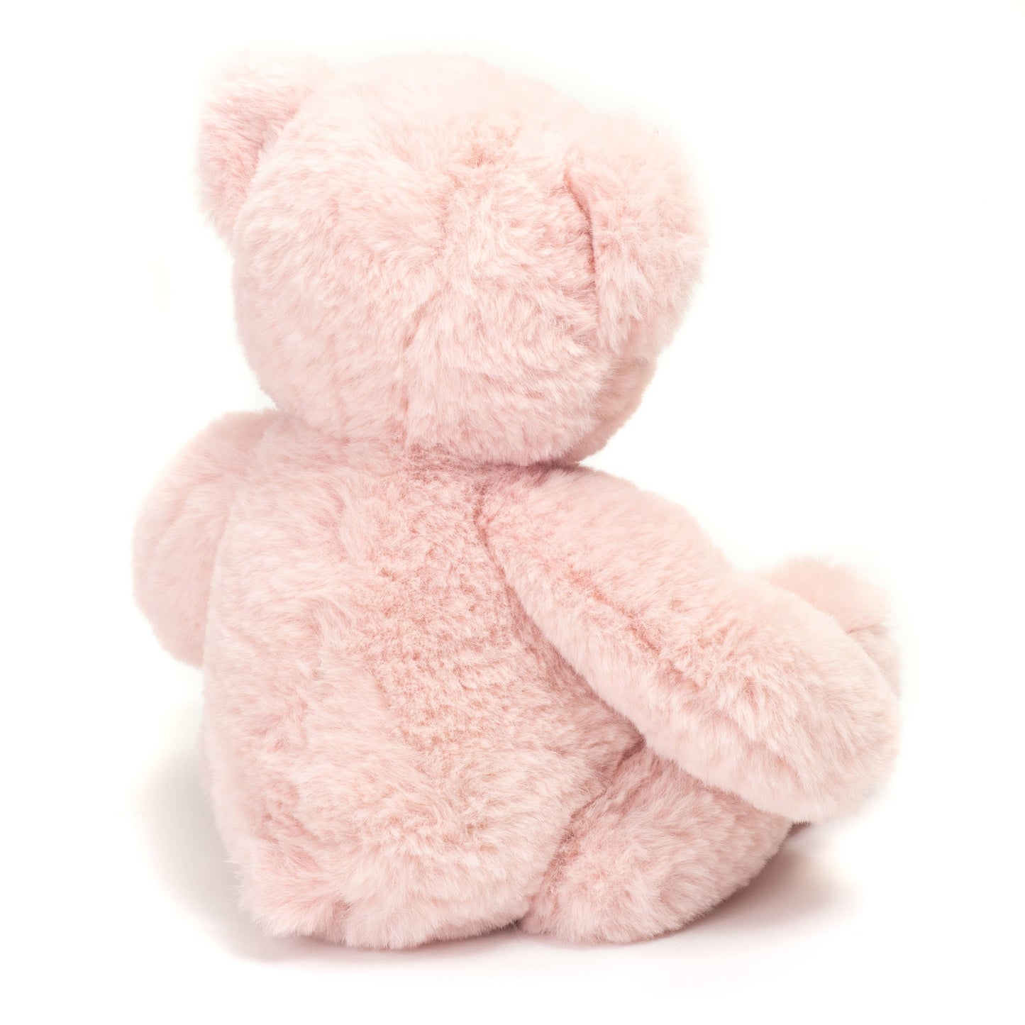 Osito de peluche de color rosa empolvado