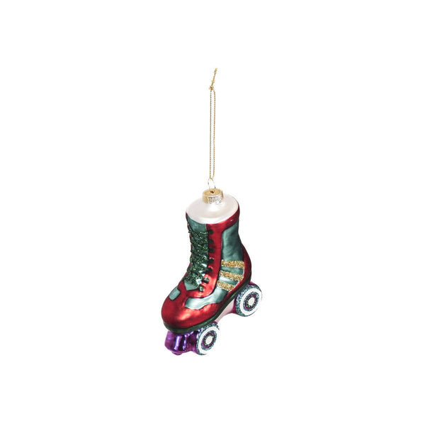 Kerstbal, rolschaatsen