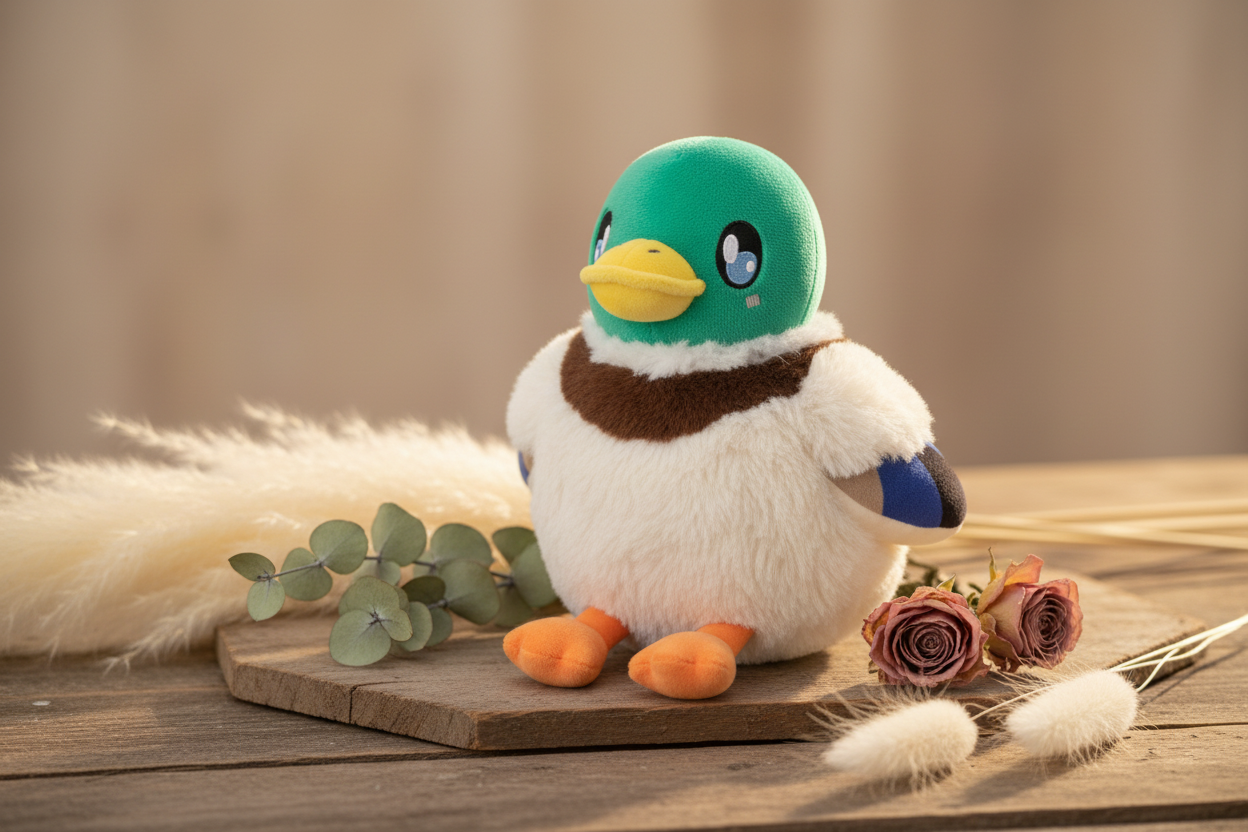 Mini Peluche Squishable Canard Colvert