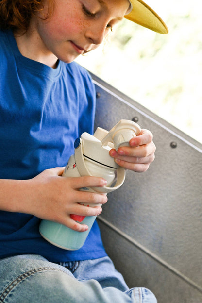 Meowtiful Cats Stainless Steel Insulated Water Bottle for Children