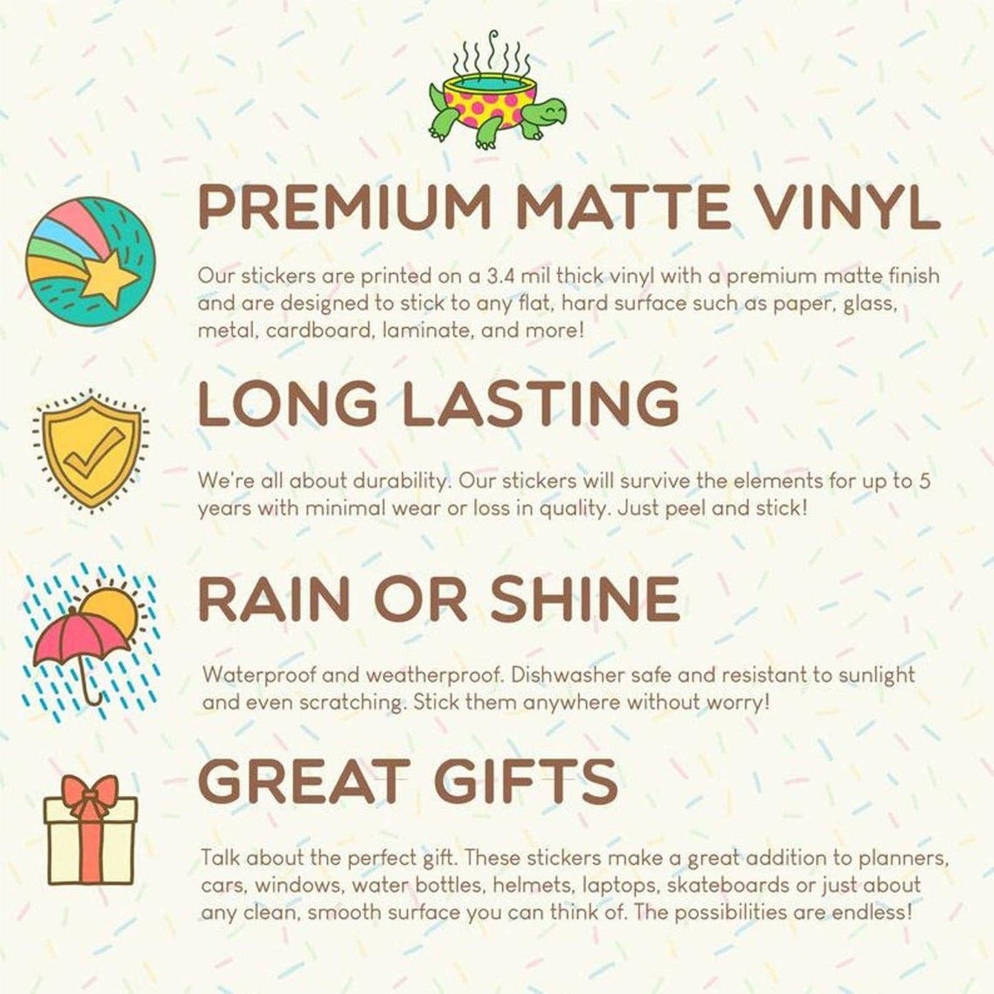 Autocollant Penguin à la Plage