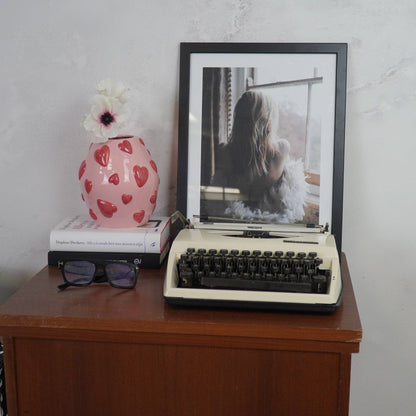 Vase à fleurs Cœurs - Rose/Rouge