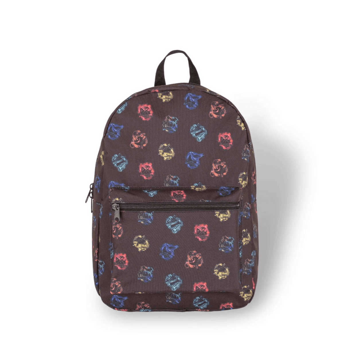 Sac à dos Harry Potter blasons des maisons noir