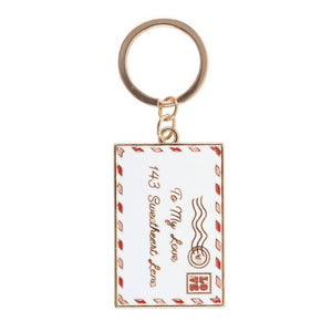 Porte-clés Lettre d'Amour Saint-Valentin
