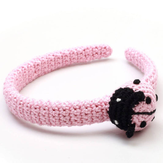 Cerchietto Coccinella - Rosa
