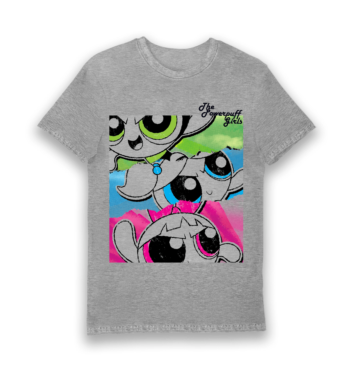 T-shirt adulte Powerpuff Girls affiche vintage