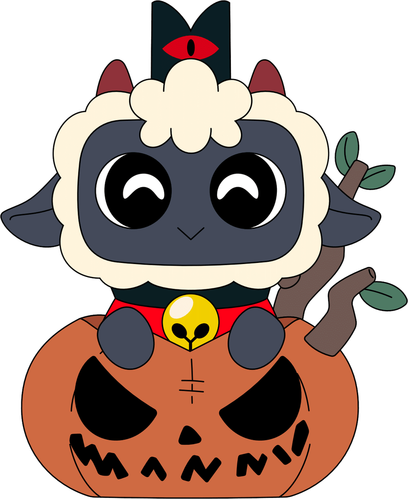 The Lamb Halloween Edition Plush (9in)