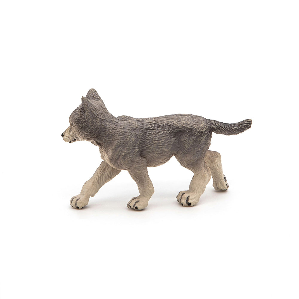 Figurine Louveteau gris