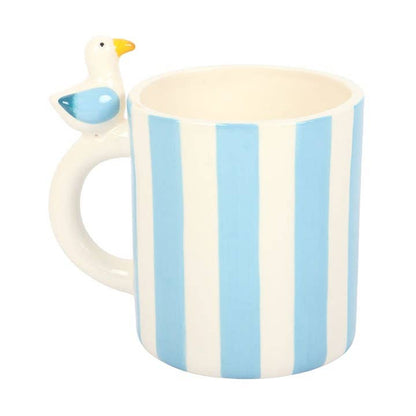 Mug rayé Mouette