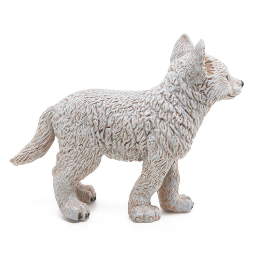 Figurine Jeune loup polaire