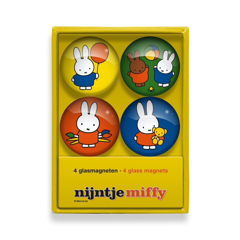 ミッフィーうさぎのガラスマグネット
