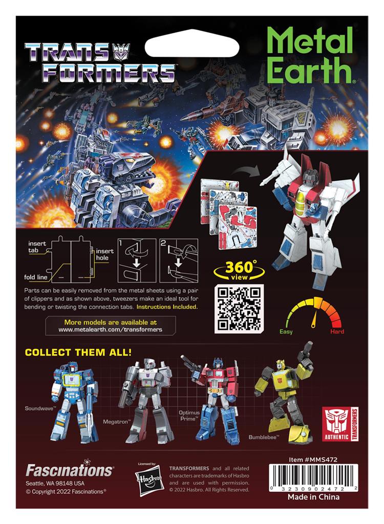 Starscream - MetalEarth Premium Series