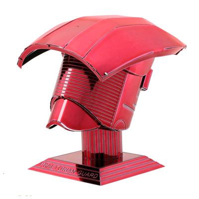 MetalEarth: STAR WARS/SÉRIE DE CASQUES - PRAETORIAN GUARD 6.50x5.51x6cm, maquette 3D en métal avec 2 feuilles, sur carte 12x17cm, 14+