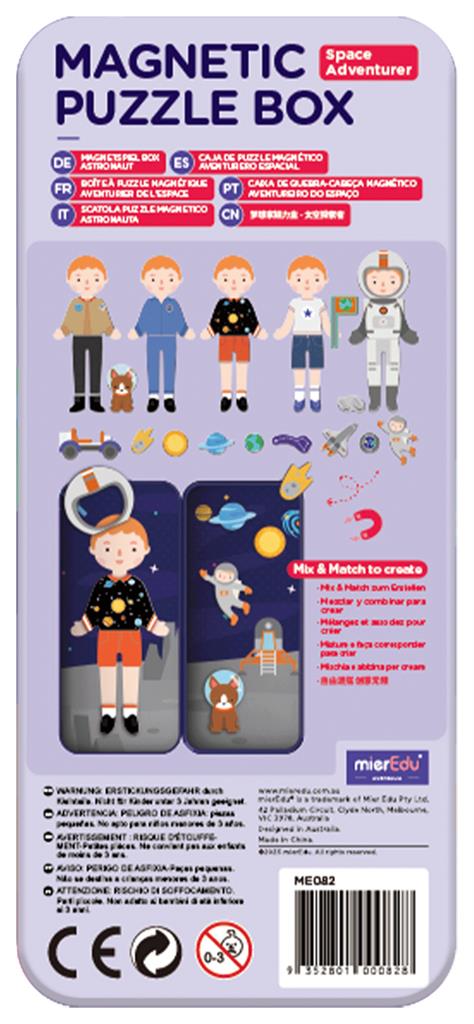 Caja de rompecabezas magnética - Aventureros espaciales