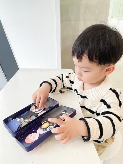 Caja de rompecabezas magnética - Aventureros espaciales