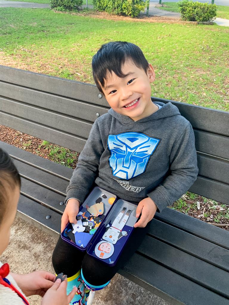 Caja de rompecabezas magnética - Aventureros espaciales