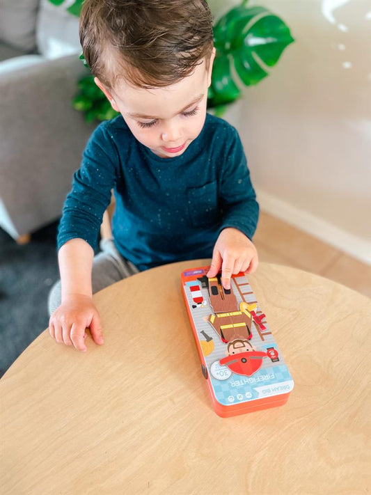 Caja de rompecabezas magnética - Bombero