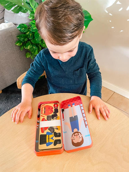 Boîte De Puzzle Magnétique - Pompier