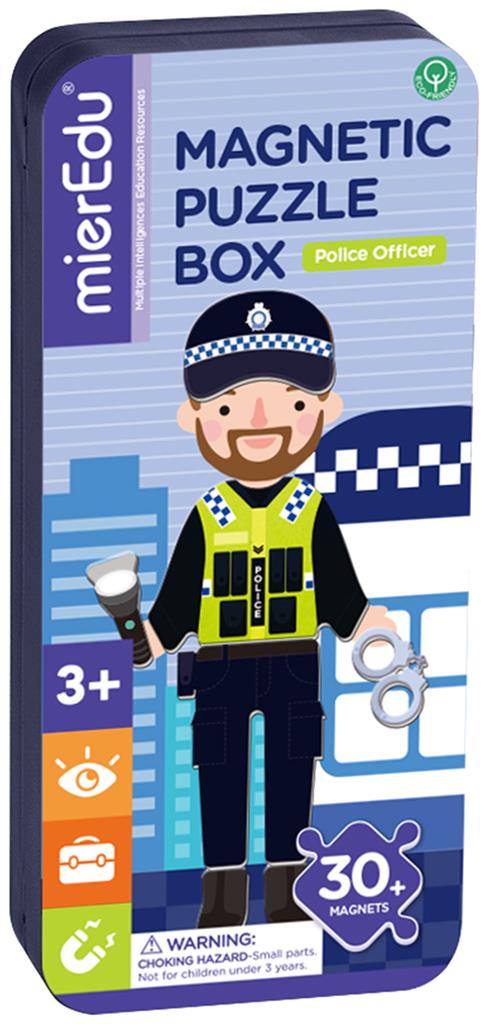 Caja de rompecabezas magnética - Oficial de policía