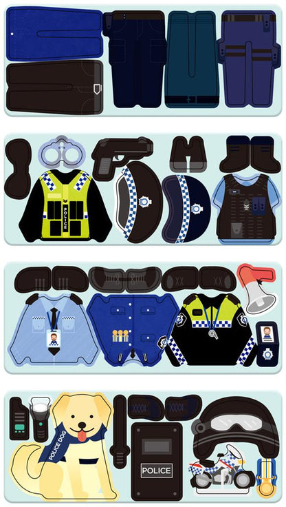 Boîte De Puzzle Magnétique - Officier de Police