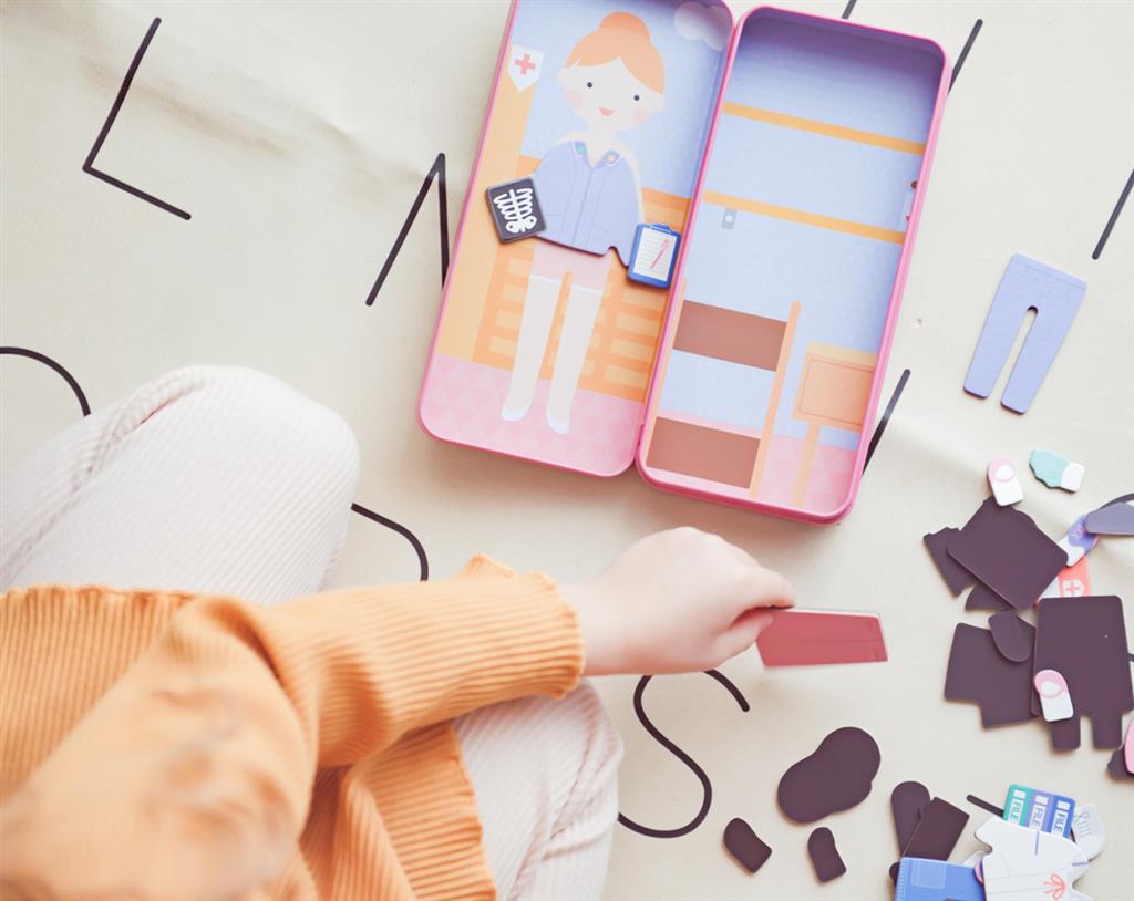 Boîte De Puzzle Magnétique - Médecin