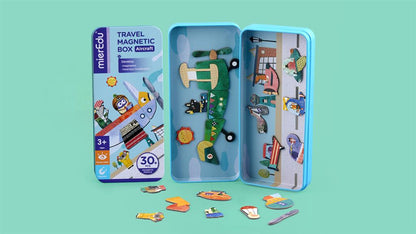 Caja de rompecabezas magnética - Aviones