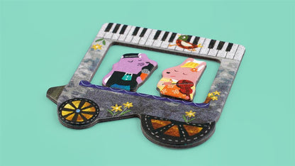 Caja de rompecabezas magnética - Vehículos