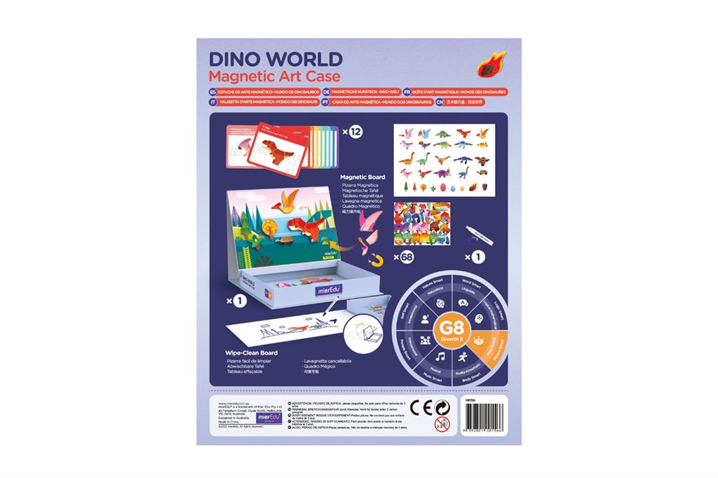 Libro magnético - El mundo de los dinosaurios