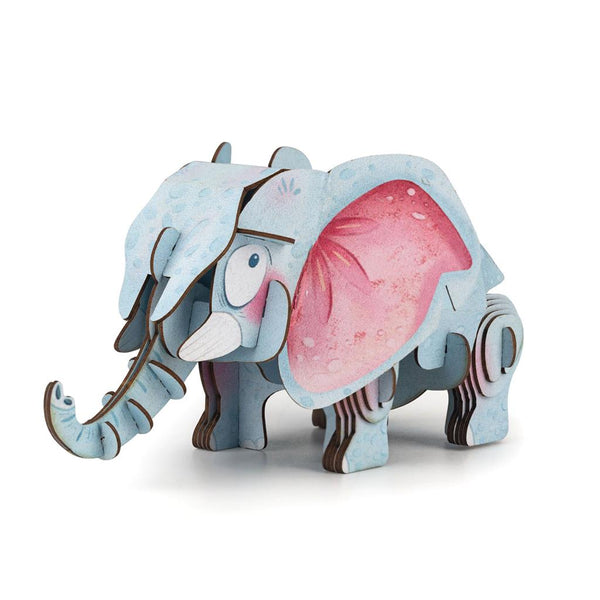 Puzzle de construção 3D - Elefante Africano