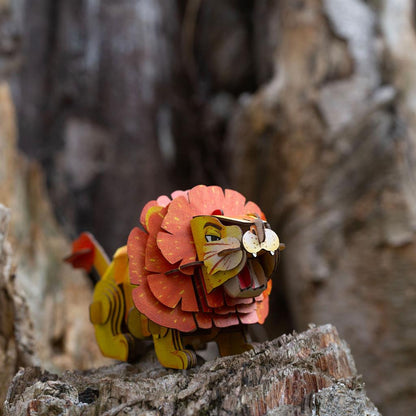 Rompecabezas de construcción 3D - León