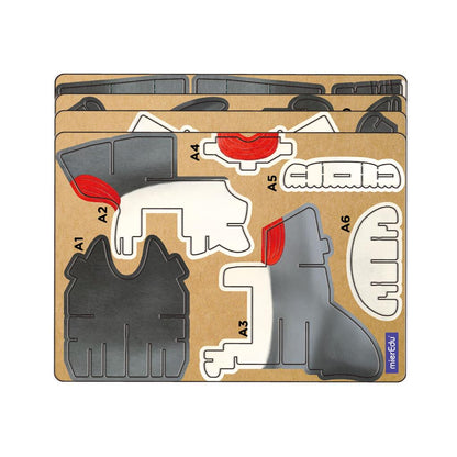 Rompecabezas de construcción 3D - Tiburón